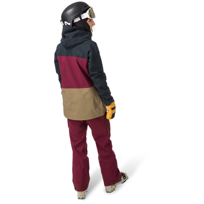 Flylow Lucy Jacket - Women's Black/Ruby/Capers