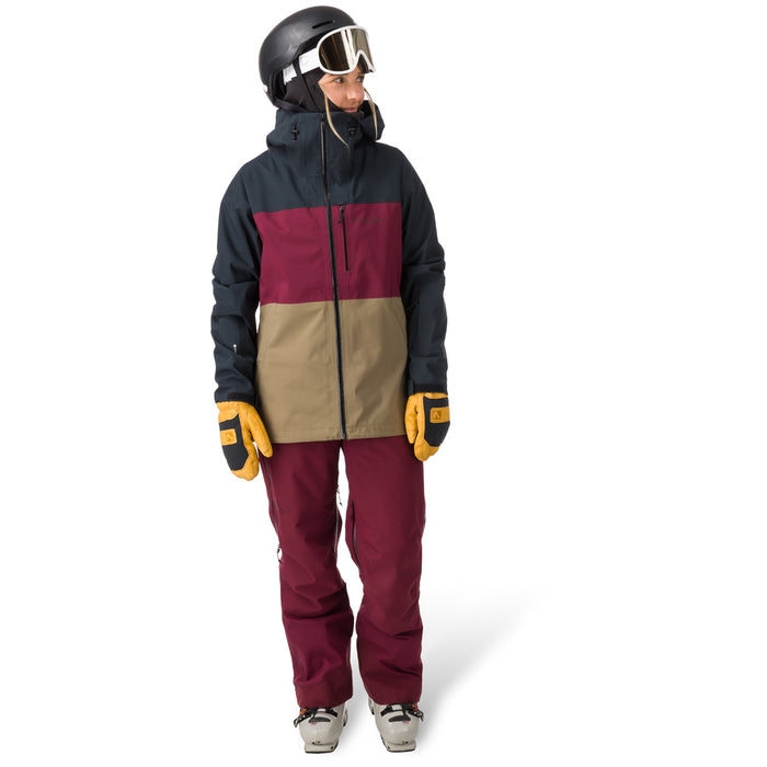 Flylow Lucy Jacket - Women's Black/Ruby/Capers