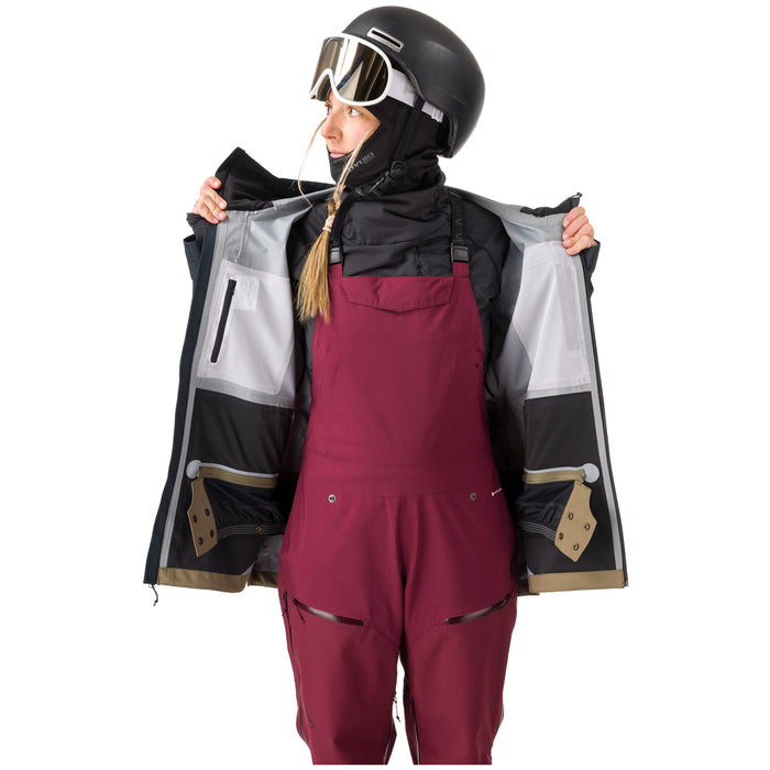 Flylow Lucy Jacket - Women's Black/Ruby/Capers