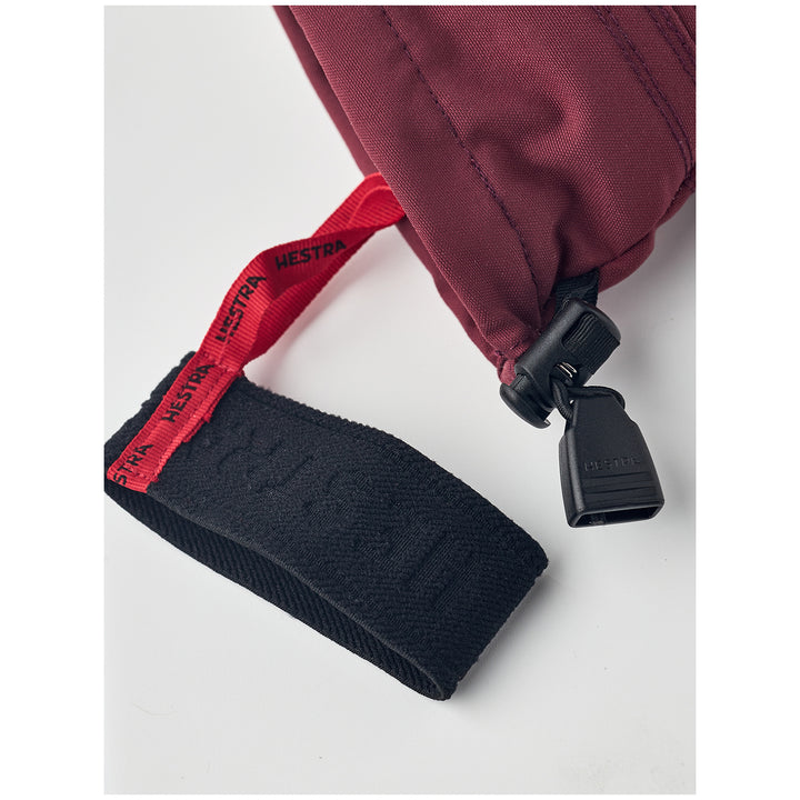 Hestra Heli Gloves - Women's Bordeaux/Off White