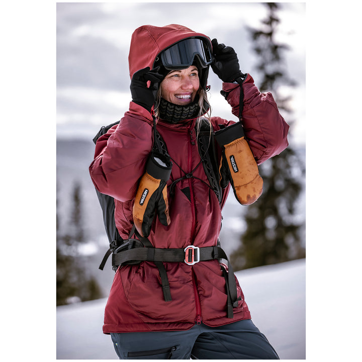 Hestra Army Leather Wool Terry Mittens Cork