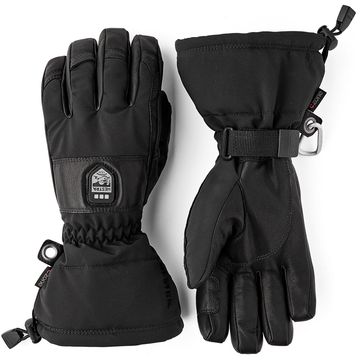 Hestra Heater Gauntlet Gloves Black