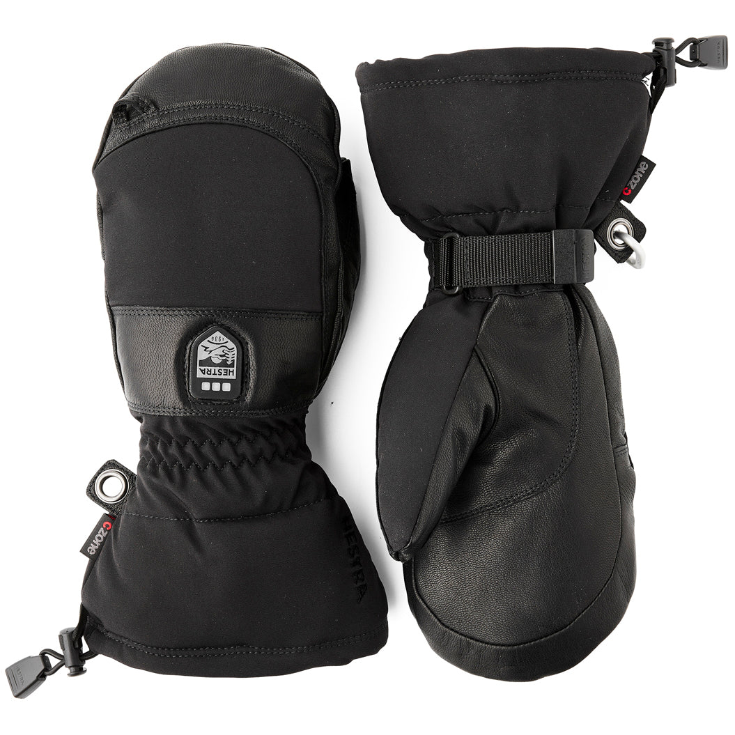 Hestra Heater Gauntlet Mittens Black