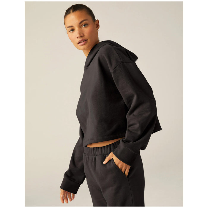 Beyond Yoga Happiness Cropped Hoodie - Women's Black