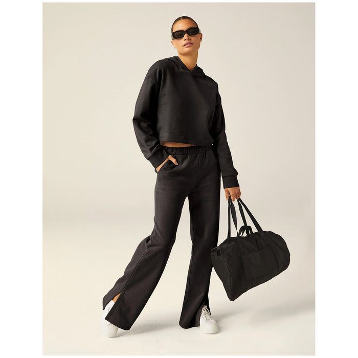 Beyond Yoga Happiness Cropped Hoodie - Women's Black
