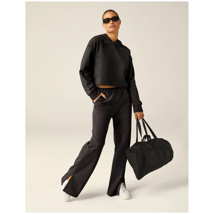 Beyond Yoga Happiness Cropped Hoodie - Women's Black