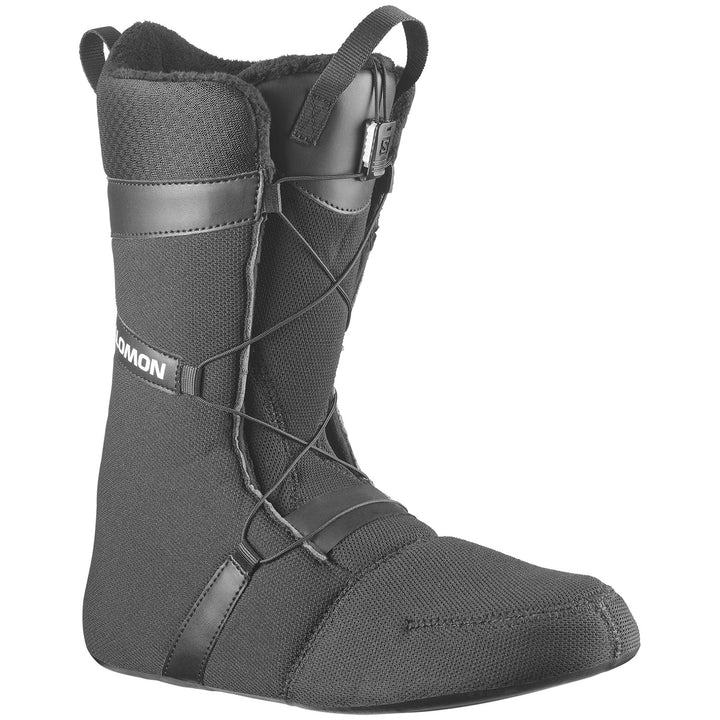 Salomon Launch Boa SJ Boa Snowboard Boots Black/White/Black