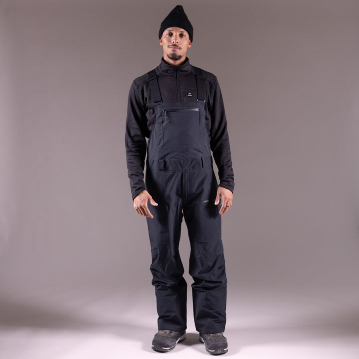 Jones Shralpinist Stretch Recycled Bibs - Men's Stealth Black