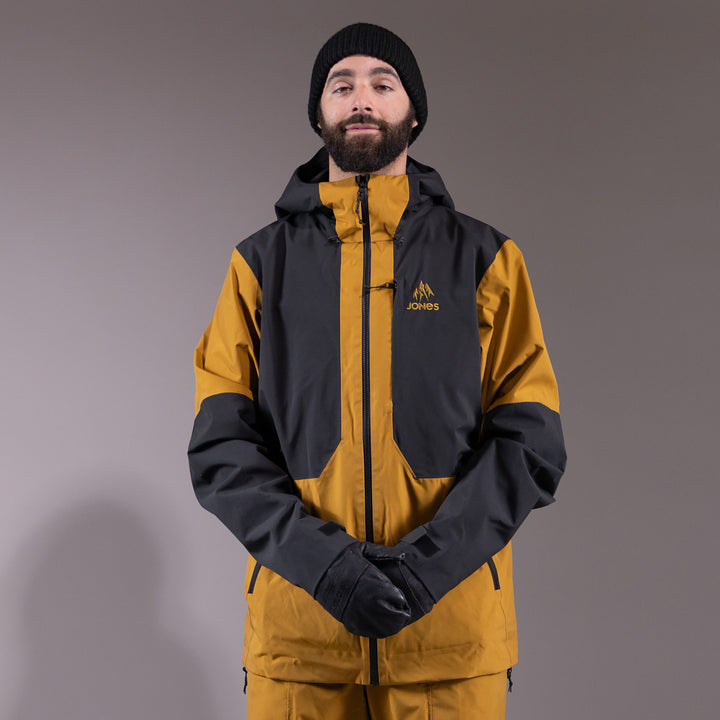 Jones Mountain Surf Recycled Shell Jacket - Men's Sierra Brown