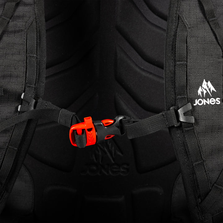 Jones Further 25L Backpack Stealth Black