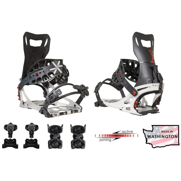 Karakoram Prime-X + Split Interface Splitboard Bindings 2024