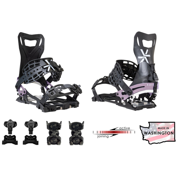Karakoram Nomad-W + Split Interface Splitboard Bindings - Women's 2025