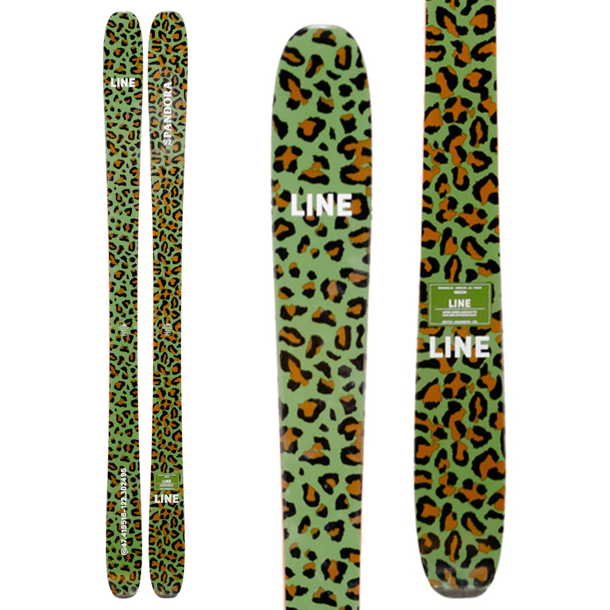 Line Skis Pandora 92 Camo Skis 2025