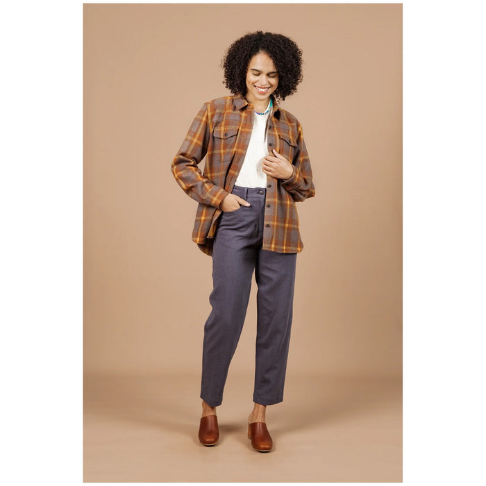 Bridge & Burn Harlow Shirt Jacket - Women's Sunrise Plaid