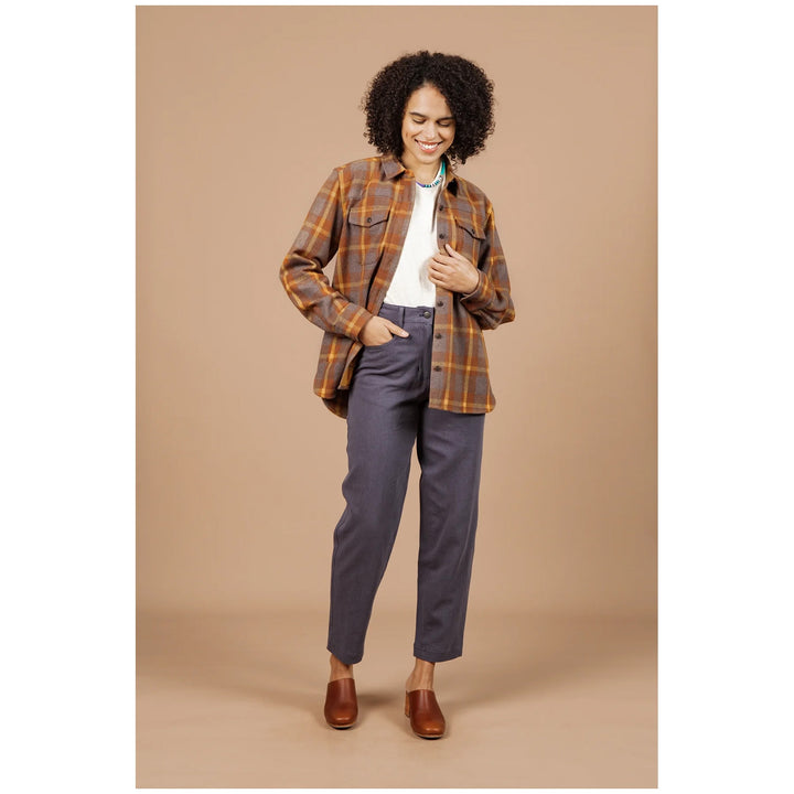 Bridge & Burn Harlow Shirt Jacket - Women's Sunrise Plaid