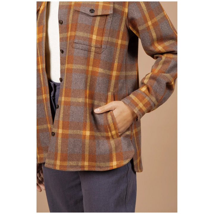 Bridge & Burn Harlow Shirt Jacket - Women's Sunrise Plaid
