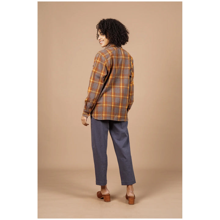 Bridge & Burn Harlow Shirt Jacket - Women's Sunrise Plaid