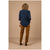 Bridge & Burn Lenon Shirt - Women's Navy Blanket Stripe