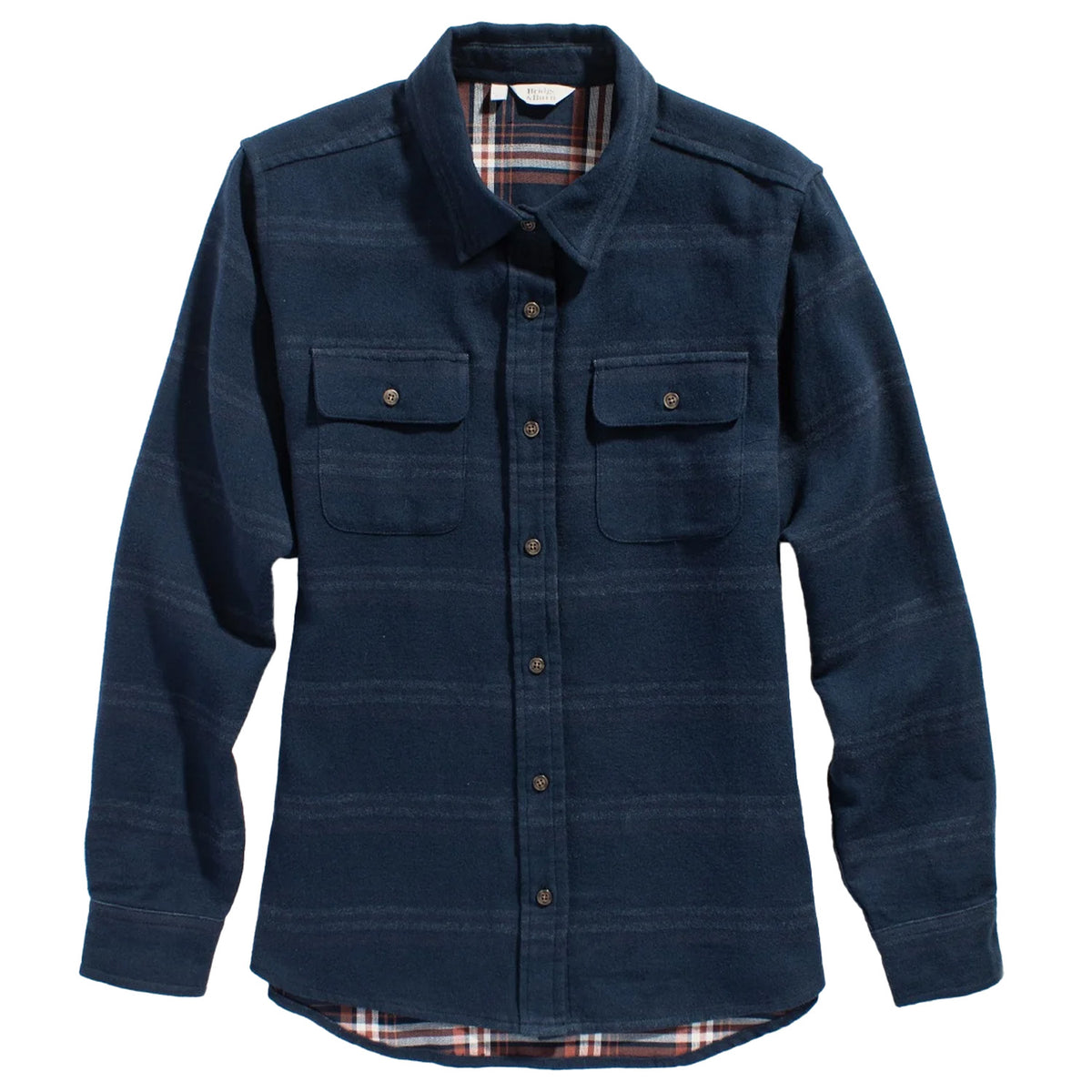 Bridge & Burn Lenon Shirt - Women's Navy Blanket Stripe