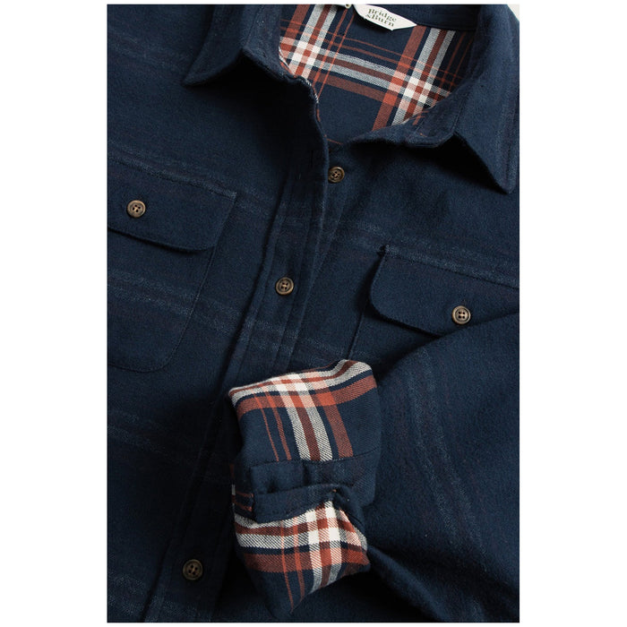 Bridge & Burn Lenon Shirt - Women's Navy Blanket Stripe