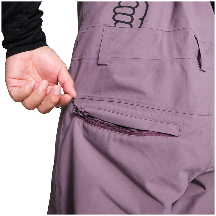 Trew Gear Jefferson Bibs - Men's Black Plum