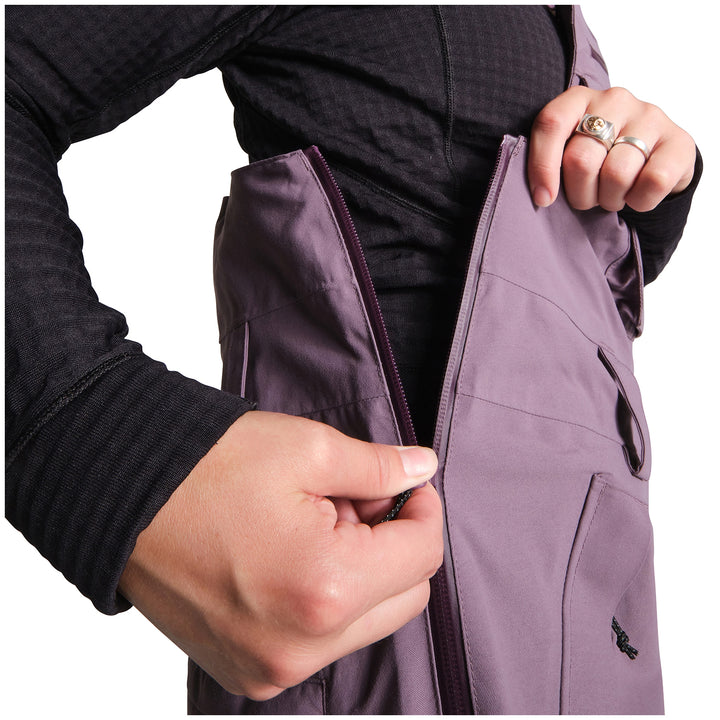 Trew Gear Astoria Bibs - Women's Black Plum