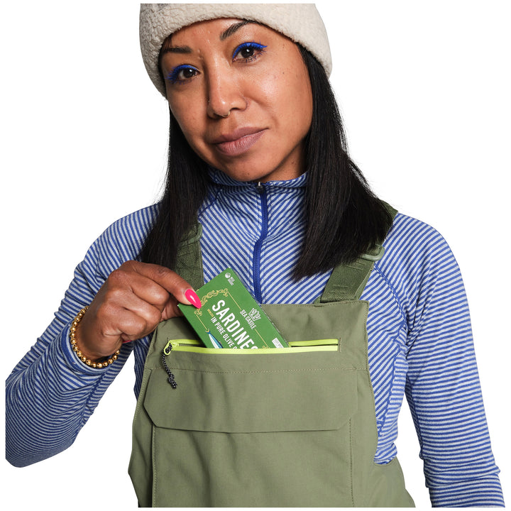 Trew Gear Astoria Bibs - Women's Olive