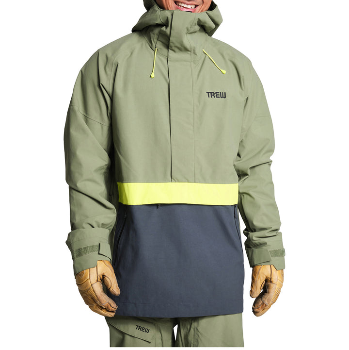 Trew Gear Popover Jacket - Unisex High Vis Olive