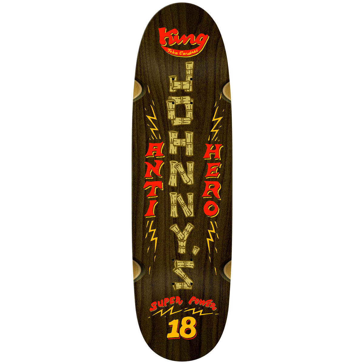 Anti Hero Cardiel Superpowered WW 9.18 Skateboard Deck