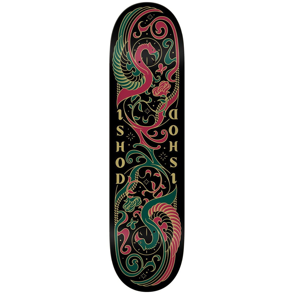 Real Ishod Illuminated Twin Tail 8.25 Skateboard Deck
