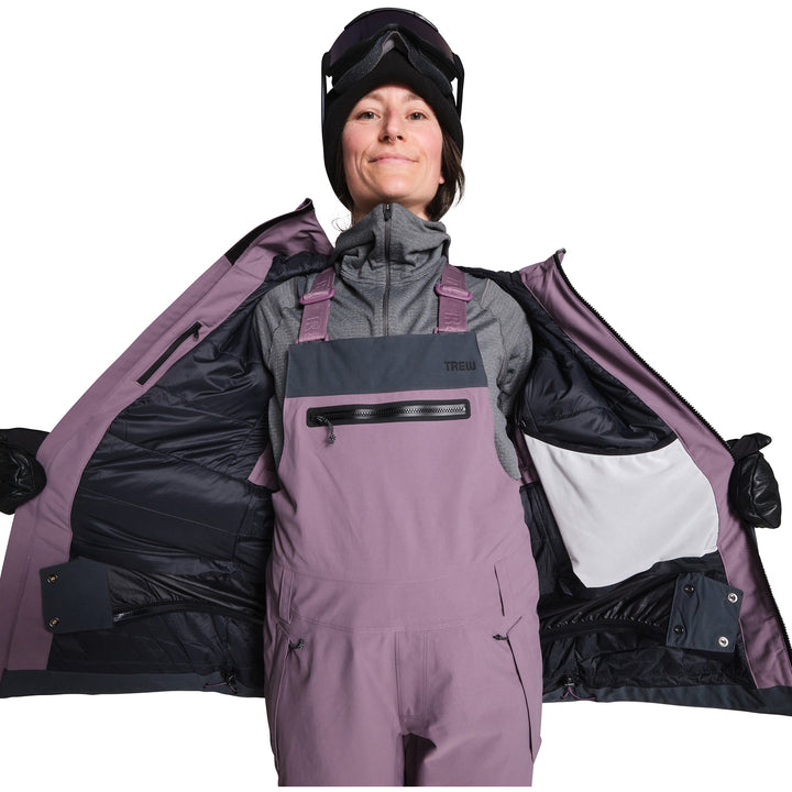 Trew Gear Trillium Jacket - Women's Black Plum