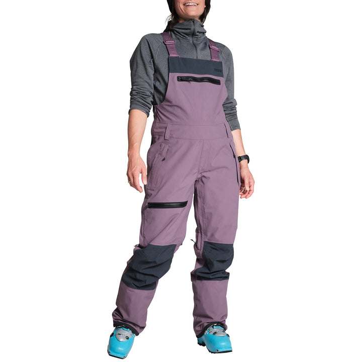 Trew Gear Trillium Bibs - Women's Black Plum