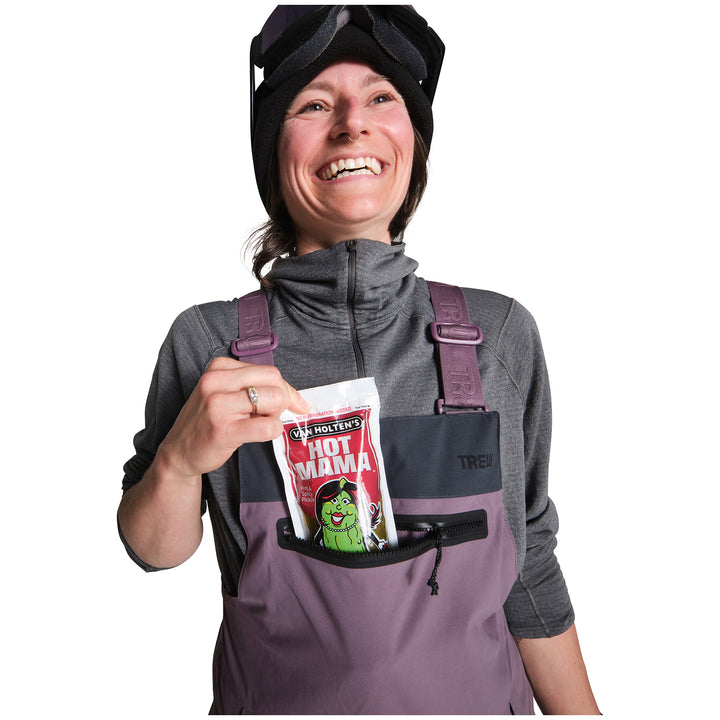 Trew Gear Trillium Bibs - Women's Black Plum