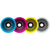 Spitfire 80HD Superwides CMYK Mixed Skateboard Wheels
