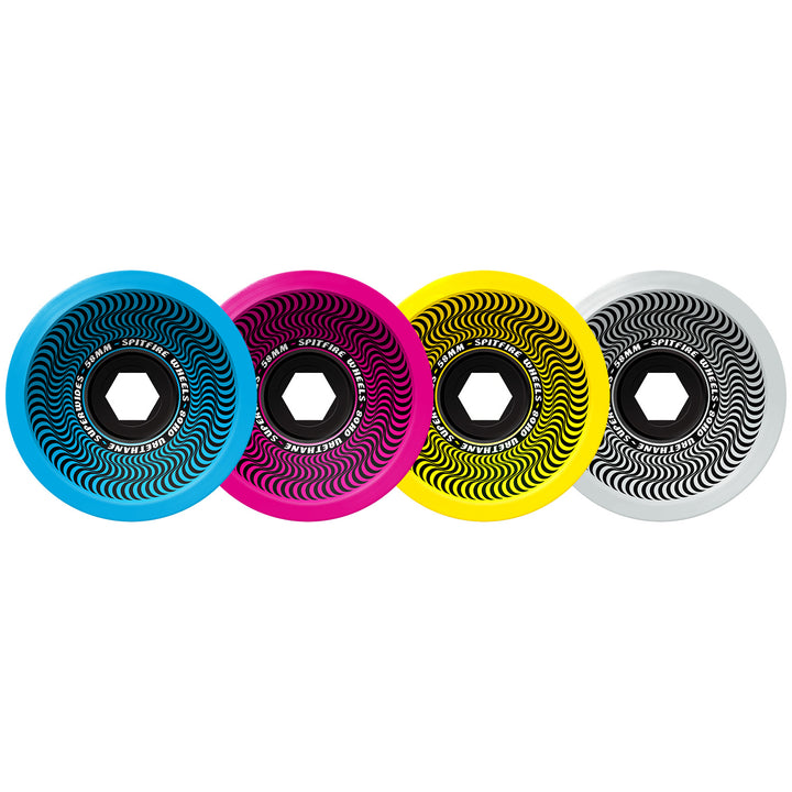 Spitfire 80HD Superwides CMYK Mixed Skateboard Wheels