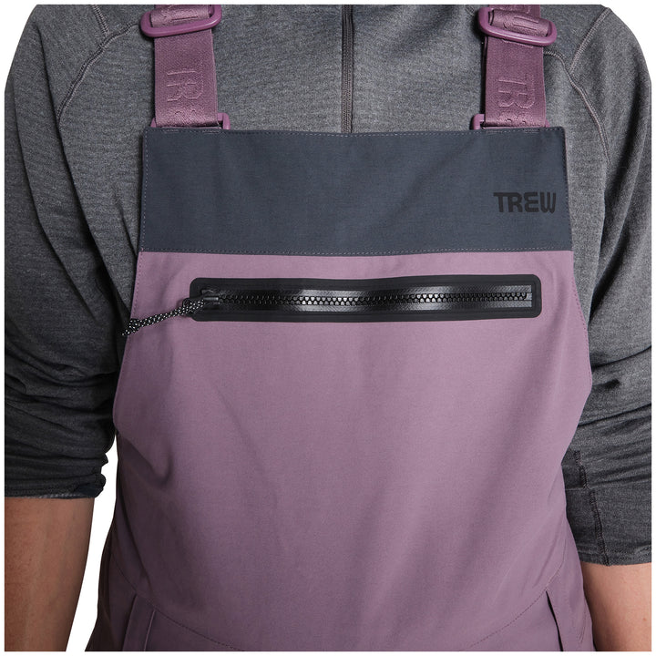 Trew Gear Trillium Bibs - Women's Black Plum