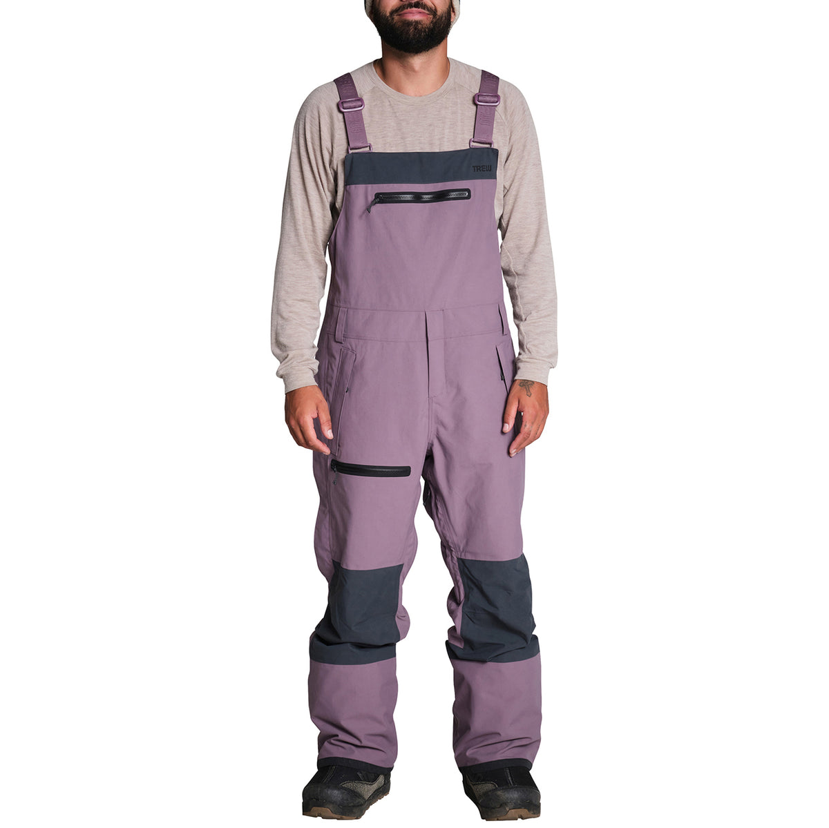 Trew Gear Tatoosh Bibs - Men's Black Plum