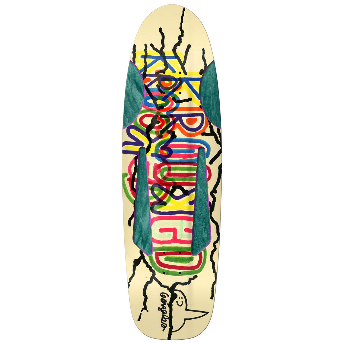 Krooked Gonz Baby Beamer 10.12 Skateboard Deck