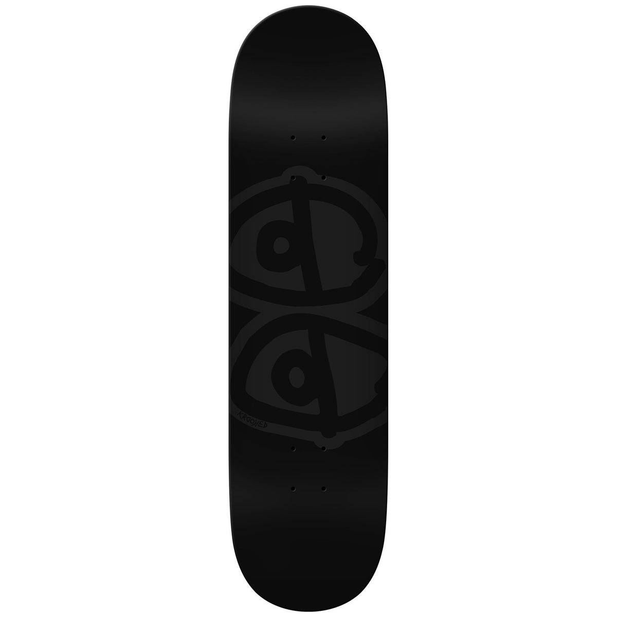 Krooked Team Eyes Black 8.5 Skateboard Deck