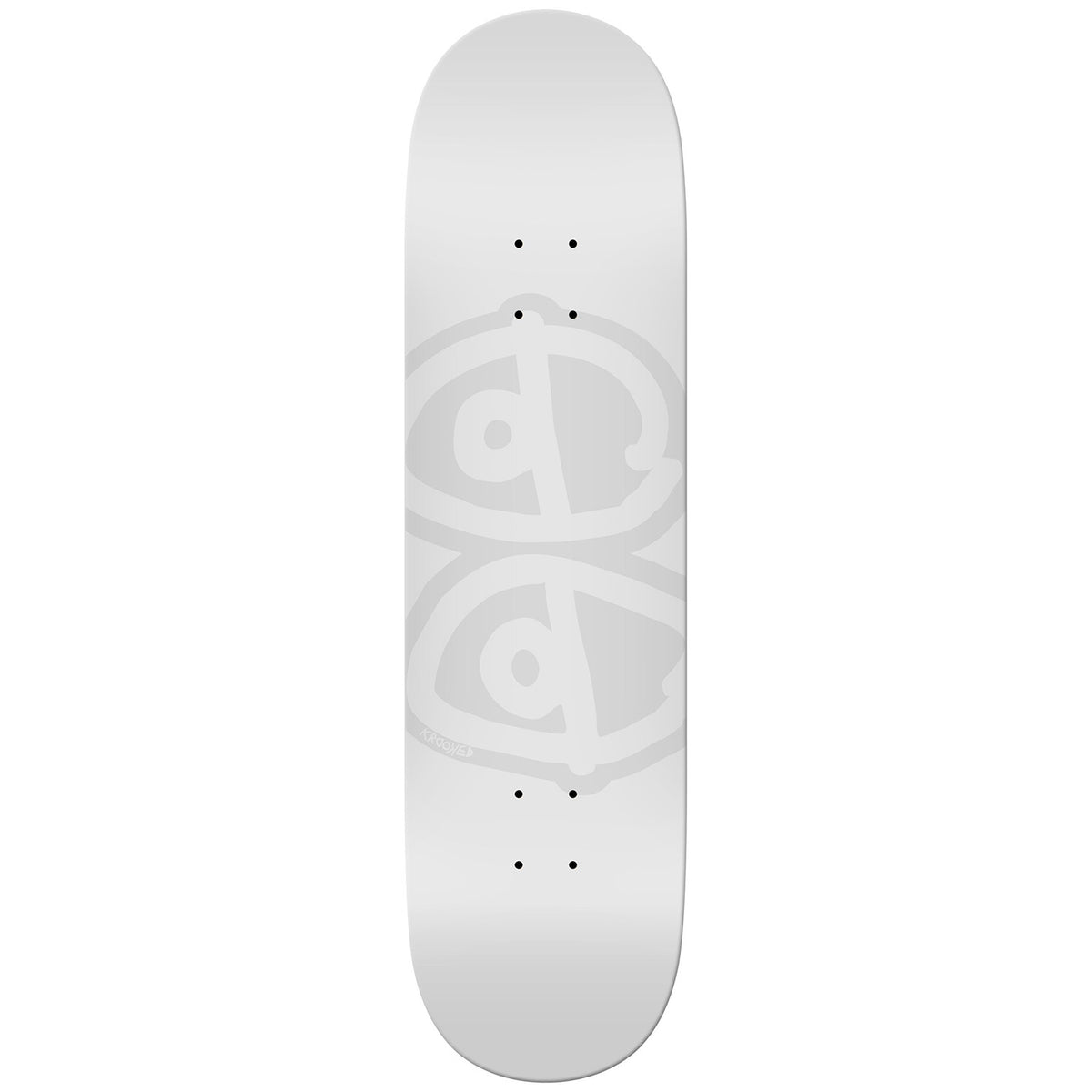 Krooked Team Eyes White 8.06 Skateboard Deck