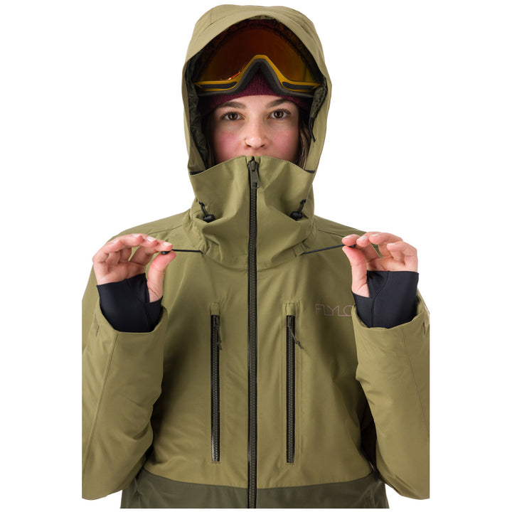 Flylow Avery Jacket - Women's Capers/Evergreen