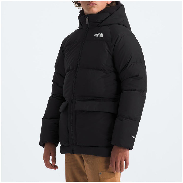 The North Face Teen North Down Fleece-Lined Short Parka - Kids' TNF Black