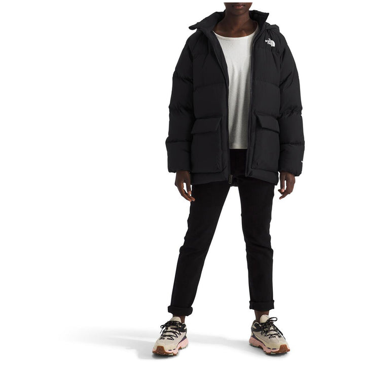 The North Face Teen North Down Fleece-Lined Short Parka - Kids' TNF Black