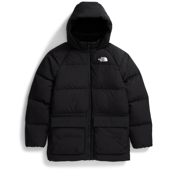 The North Face Teen North Down Fleece-Lined Short Parka - Kids' TNF Black