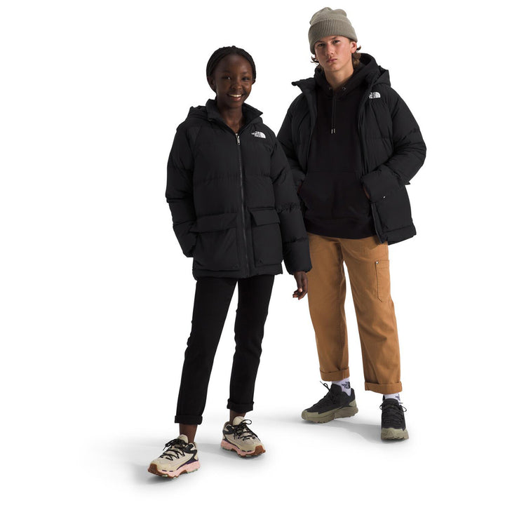 The North Face Teen North Down Fleece-Lined Short Parka - Kids' TNF Black