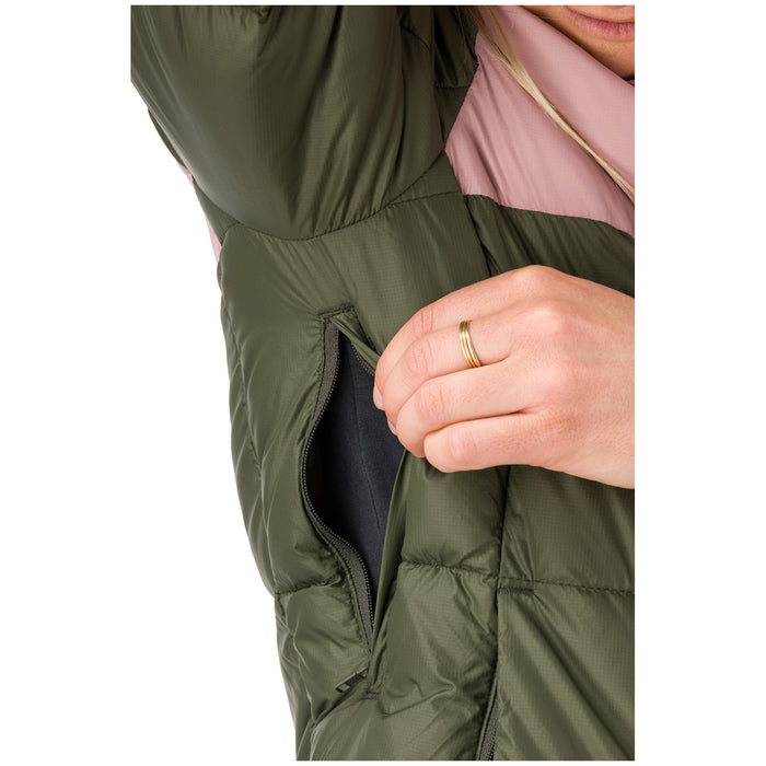 Flylow Betty Down Jacket - Women's Evergreen/Dusty Iris