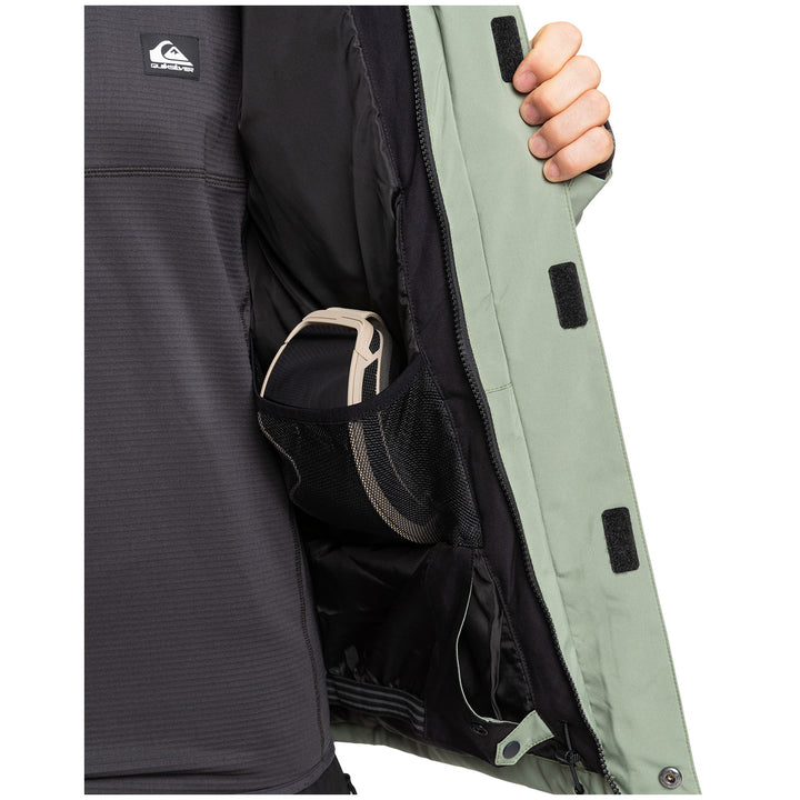 Quiksilver Mission Solid Jacket - Men's Sea Spray