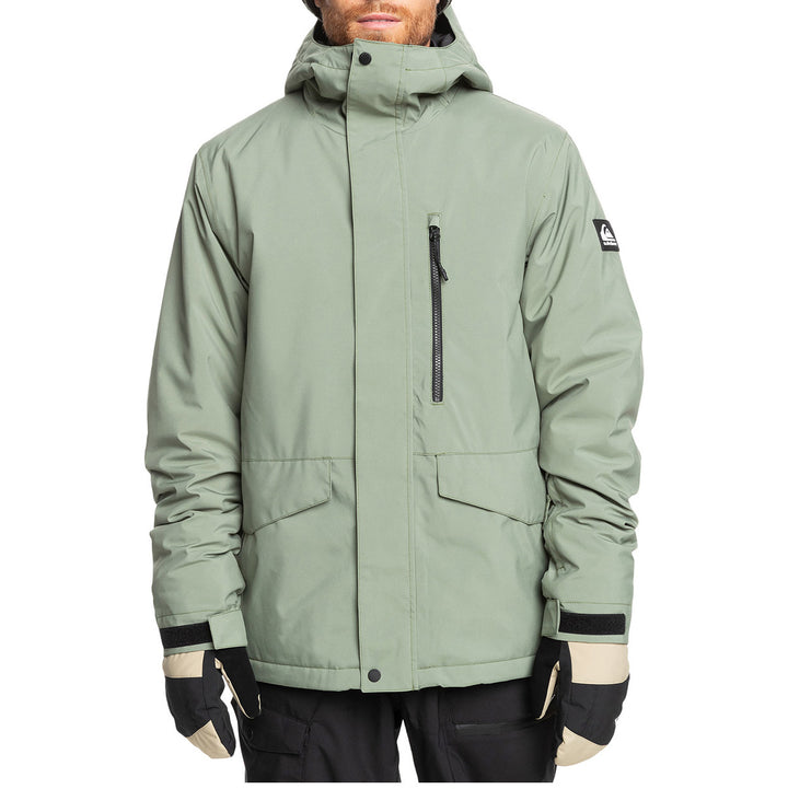 Quiksilver Mission Solid Jacket - Men's Sea Spray