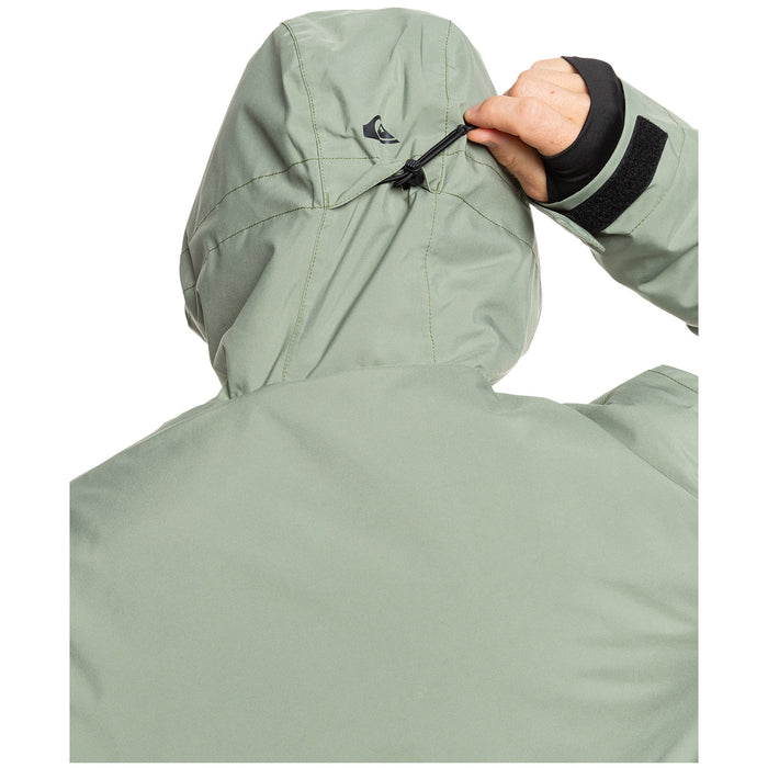 Quiksilver Mission Solid Jacket - Men's Sea Spray