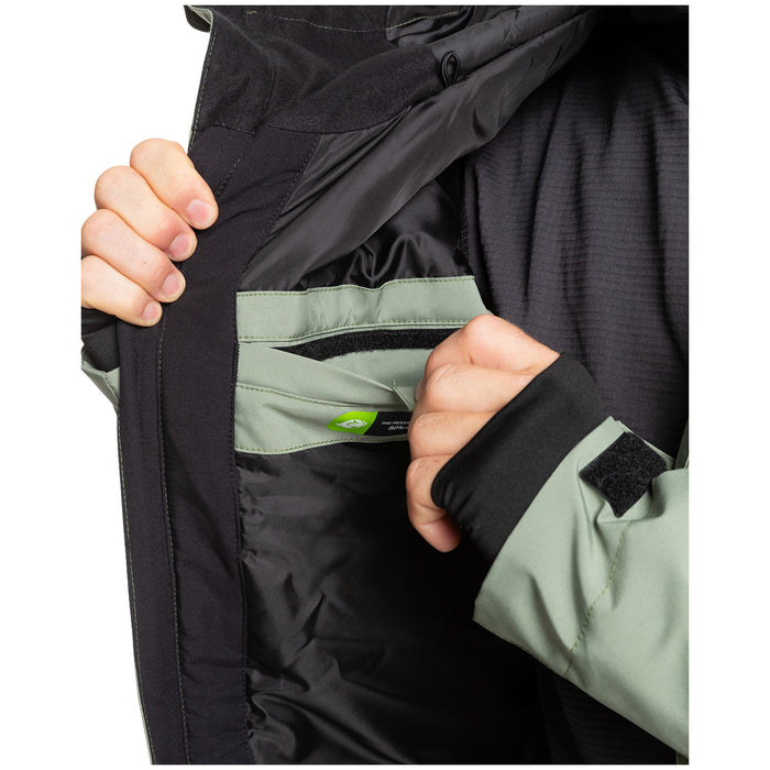 Quiksilver Mission Solid Jacket - Men's Sea Spray
